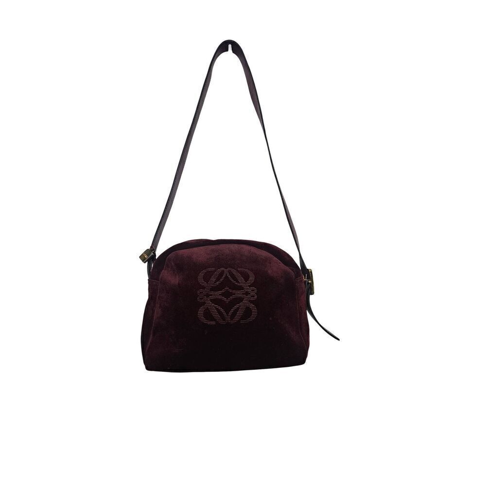Loewe suede crossbody bag